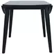Percy Black Extendable Round Dining Table