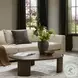 Falco Grey Reclaimed French Oak Large Free Form Nesting Table
