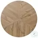 Renan Natural Reclaimed French Oak Round Occassional Table Set