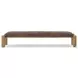 Marcia Nubuck Cigar 94" Accent Bench