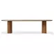 Paden Seasoned Brown Acacia 118" Oval Dining Table