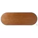 Paden Seasoned Brown Acacia 118" Oval Dining Table
