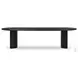 Paden Aged Black Acacia 118" Oval Dining Table