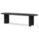 Paden Aged Black Acacia 118" Oval Dining Table
