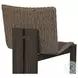 Roxy Faux Dark Hyacinth Outdoor Dining Chair Set of 2