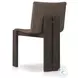 Roxy Faux Dark Hyacinth Outdoor Dining Chair Set of 2
