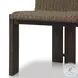 Roxy Faux Dark Hyacinth Outdoor Dining Chair Set of 2