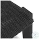 Roxy Faux Black Hyacinth Outdoor Dining Chair Set of 2