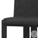 Roxy Faux Black Hyacinth Outdoor Dining Chair Set of 2
