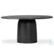 Basil Aged Grey Outdoor 60" Round Dining Table