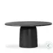 Basil Aged Grey Outdoor 60" Round Dining Table