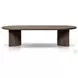 Paden Stained Toasted Brown Outdoor Oval Coffee Table