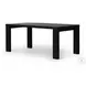 Millie Drifted Matte Black Veneer 72" Rectangular Dining Table