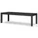 Noeline Cracked Smoked Black Veneer 116" Extendable Rectangular Dining Table