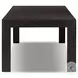 Noeline Cracked Smoked Black Veneer 116" Extendable Rectangular Dining Table