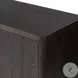 Noeline Cracked Smoked Black Veneer 4 Door Sideboard