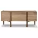 Reza Smoked Honey 70" Drawer Desk