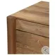 Reza Smoked Honey 70" Drawer Desk