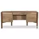 Reza Smoked Honey 70" Drawer Desk