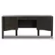 Reza Worn Black Parawood 70" Drawer Desk
