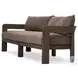Jackson Ellor Brown 96" Upholstered Outdoor Sofa