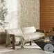 Jackson Ellor Beige 96" Upholstered Outdoor Sofa