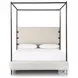 Anderson Knoll Natural Performance Fabric Queen Canopy Bed