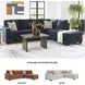 Aviemore Ink 2 Piece Sectional with RAF Chaise