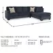 Aviemore Ink 2 Piece Sectional with RAF Chaise