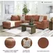 Aviemore Spice 2 Piece Sectional with LAF Chaise