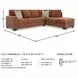 Aviemore Spice 2 Piece Sectional with RAF Chaise