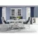 Cottage Park Aged White 72" Extendable Dining Table