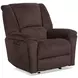 Plush Buffalo Performance Fabric Power Gliding Recliner with Power Lumbar and USB Charging