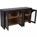Archimedes Black 4 Door 60" Sideboard