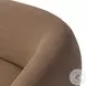 Channing Crypton Nomad Mushroom Performance Fabric 53" Upholstered Chaise
