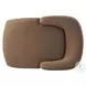 Channing Crypton Nomad Mushroom Performance Fabric 53" Upholstered Chaise