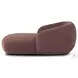 Channing Laughlin Plum 53" Upholstered Chaise