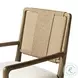 Rothler Alcala Wheat Performance Fabric Dining Armchair