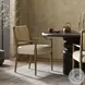 Rothler Alcala Wheat Performance Fabric Dining Armchair