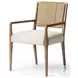 Rothler Alcala Wheat Performance Fabric Dining Armchair