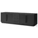 Adolfo Modern Black Ash 94" Media Console