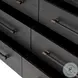 Adolfo Modern Black Ash 6 Drawer Dresser