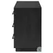 Adolfo Modern Black Ash 6 Drawer Dresser