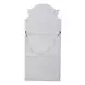 Southern Manor Antique White and Weathered Bark Arched Floor Mirror