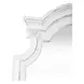Southern Manor Antique White and Weathered Bark Arched Floor Mirror