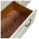 Magnolia Manor Antique White and Weathered Bark 7 Drawer Dresser with Mirror