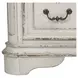 Magnolia Manor Antique White and Weathered Bark 7 Drawer Dresser with Mirror