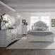 Magnolia Manor Antique White and Weathered Bark 7 Drawer Dresser with Mirror