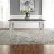 Southern Manor Antique White and Weathered Bark 5 Piece Leg Base Extendable Dining Set