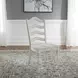 Southern Manor Antique White and Weathered Bark 5 Piece Leg Base Extendable Dining Set